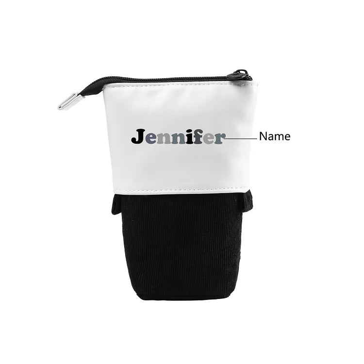 Personalized Pencil Case Custom Name Pen Pouch Back To School Gift for Kids