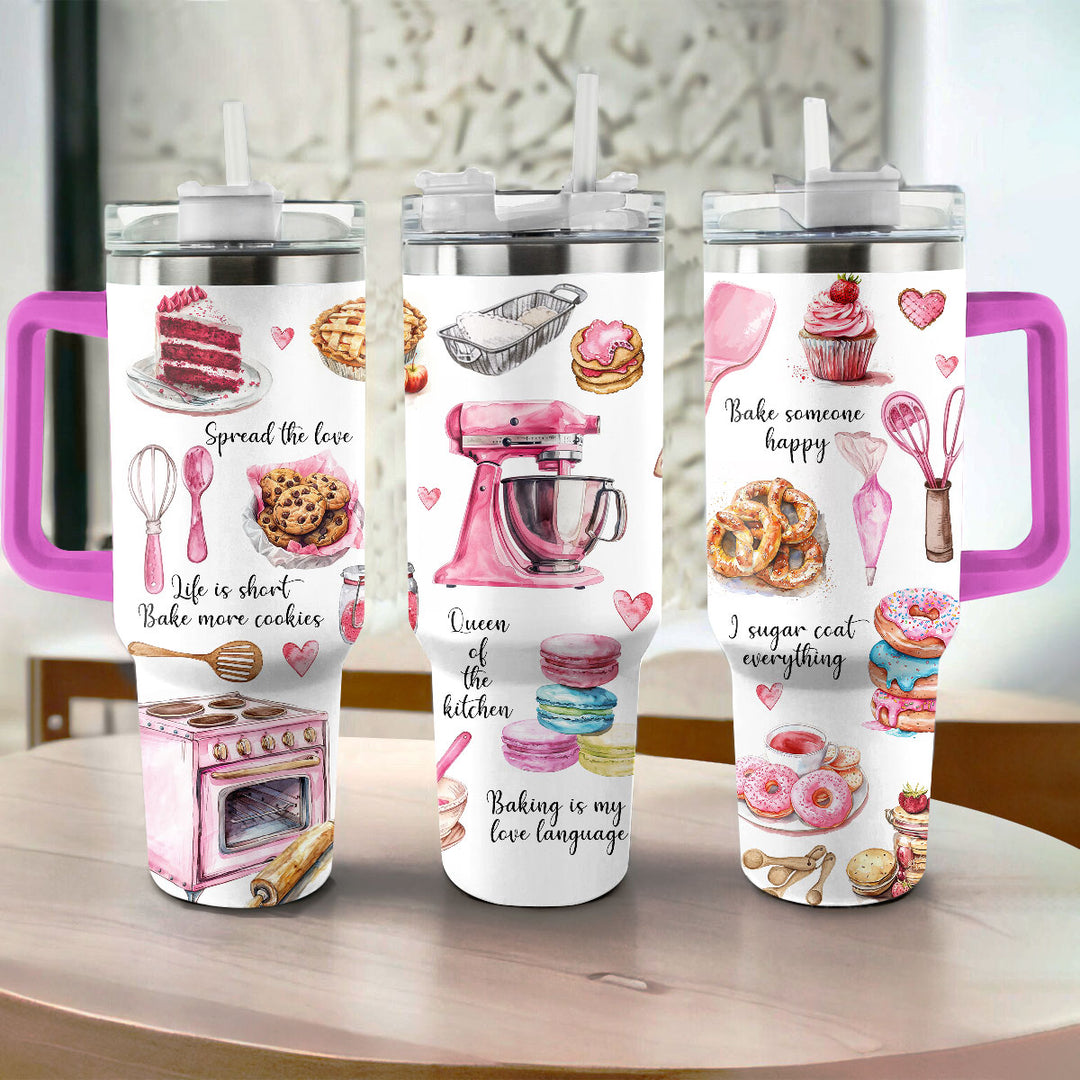 40 Oz  Shineful Tumbler Sweet Baking