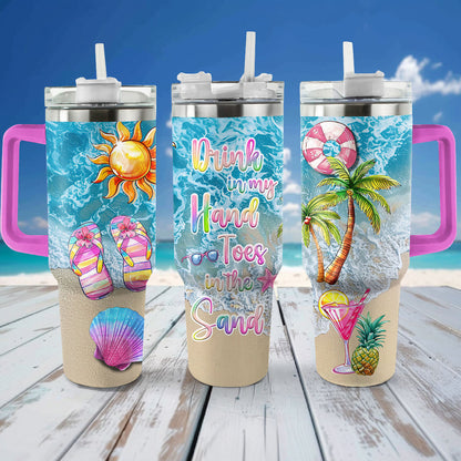 40 Oz Shineful Tumbler Sandy Summer