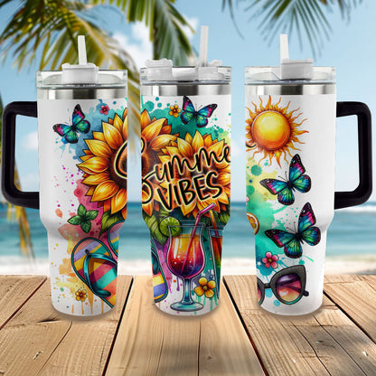 40 Oz Shineful Tumbler Summer Vibes