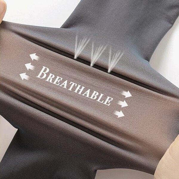 Flawless Legs Fake Translucent Warm Plush Lined Elastic Tights