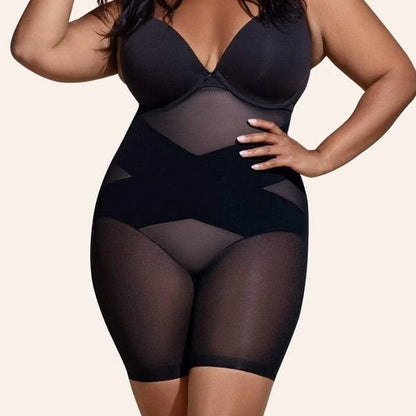 Nouveau Compression croisée Abs &amp; Booty taille haute Shaper 