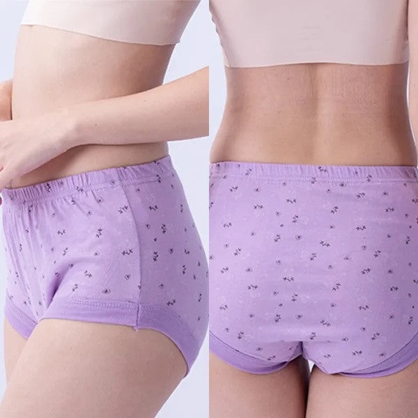 🔥2023 New High-Waist Ladies Cotton Panties Plus Sizes