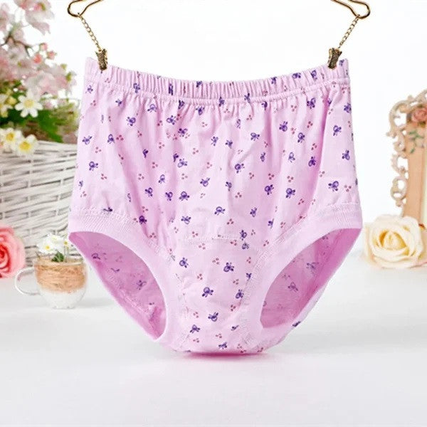 🔥2023 New High-Waist Ladies Cotton Panties Plus Sizes