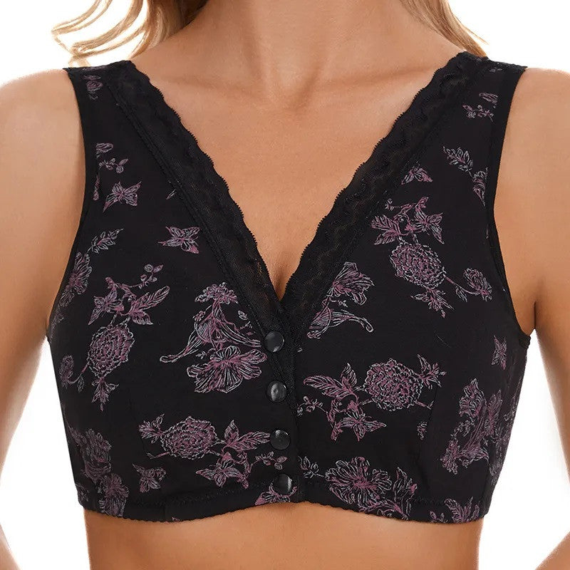 LIFTING FLORAL FRONT CLOSURE BRA