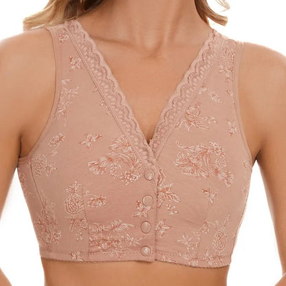 SOUTIEN-GORGE À FERMETURE FLORALE LIFTING SUR LE DEVANT 