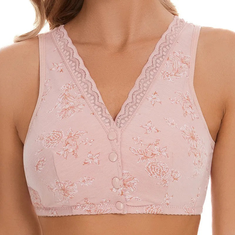 SOUTIEN-GORGE À FERMETURE FLORALE LIFTING SUR LE DEVANT 