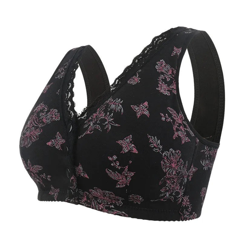 SOUTIEN-GORGE À FERMETURE FLORALE LIFTING SUR LE DEVANT 