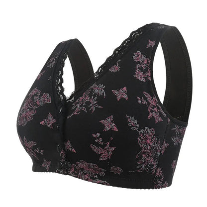 LIFTING FLORAL FRONT CLOSURE BRA