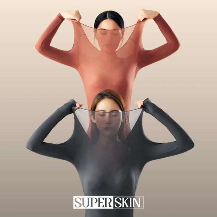 SUPER SKIN™ Ultradünne Thermounterwäsche mit Hyaluronsäure