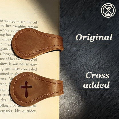 TimelessMark - LAST DAY SALE 75% OFF - Personalized Magnetic Leather Bookmark