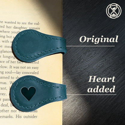 TimelessMark - LAST DAY SALE 75% OFF - Personalized Magnetic Leather Bookmark