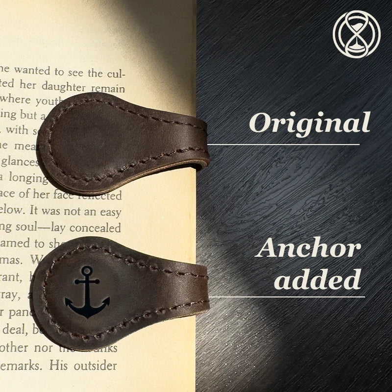 TimelessMark - LAST DAY SALE 75% OFF - Personalized Magnetic Leather Bookmark