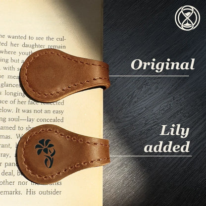 TimelessMark - LAST DAY SALE 75% OFF - Personalized Magnetic Leather Bookmark