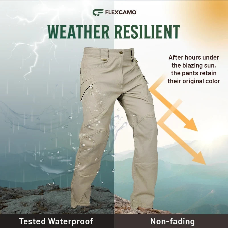 SUMMER SUPER SALE - FlexCamo - Tactical Waterproof Pants