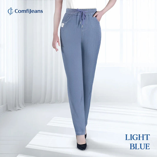 ComfiJeans - High Waist Ultra-Stretch Mom Jeans