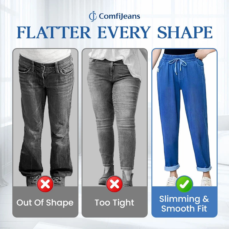 ComfiJeans - High Waist Ultra - Stretch Mom Jeans