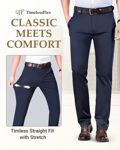 TimelessFlex - Men's High Stretch Straight Fit Pants