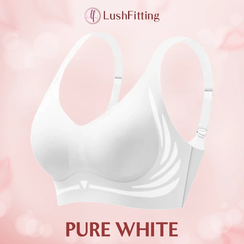 LushFitting -Pure Black - 70% OFF - Powerful Push-Up Seamless Bra