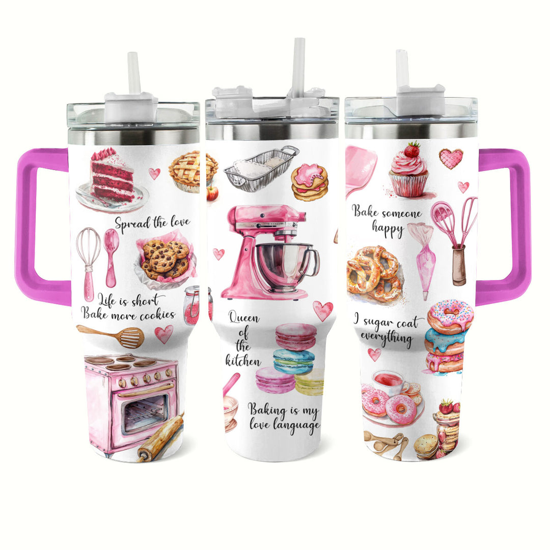 40 Oz  Shineful Tumbler Sweet Baking