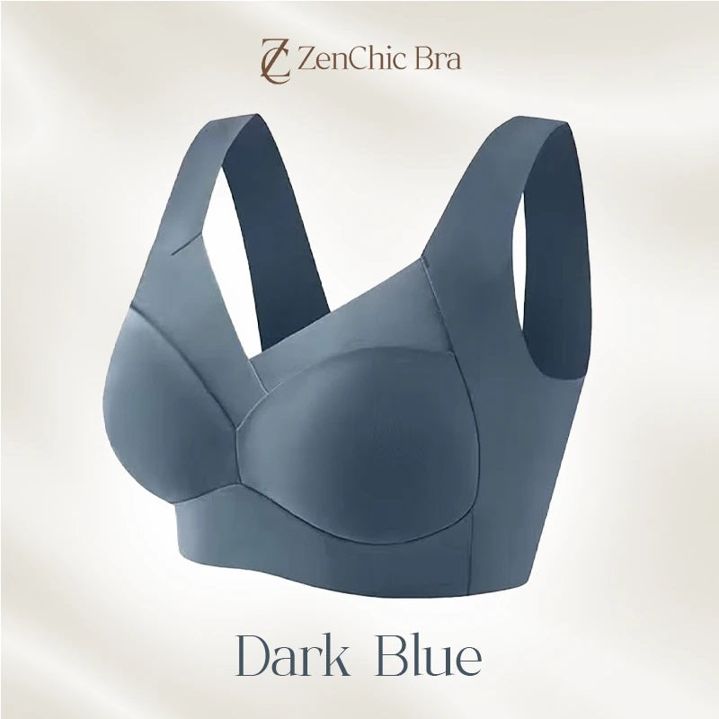 ZenChic BH – LETZTER TAG, 80 % RABATT – Nahtloser, sexy Push-Up-BH ohne Bügel – Lila Spitze