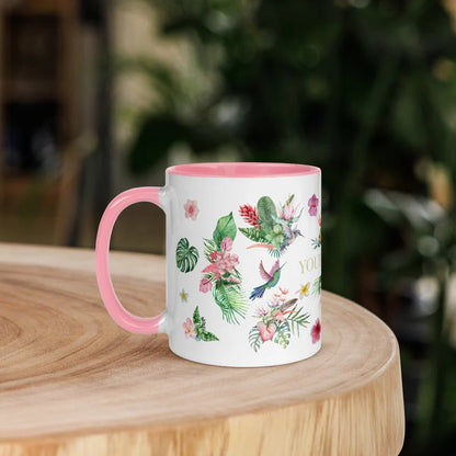 Colorful Tropical Hummingbird Mug