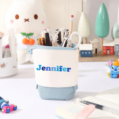 Personalized Pencil Case Custom Name Pen Pouch Back To School Gift for Kids