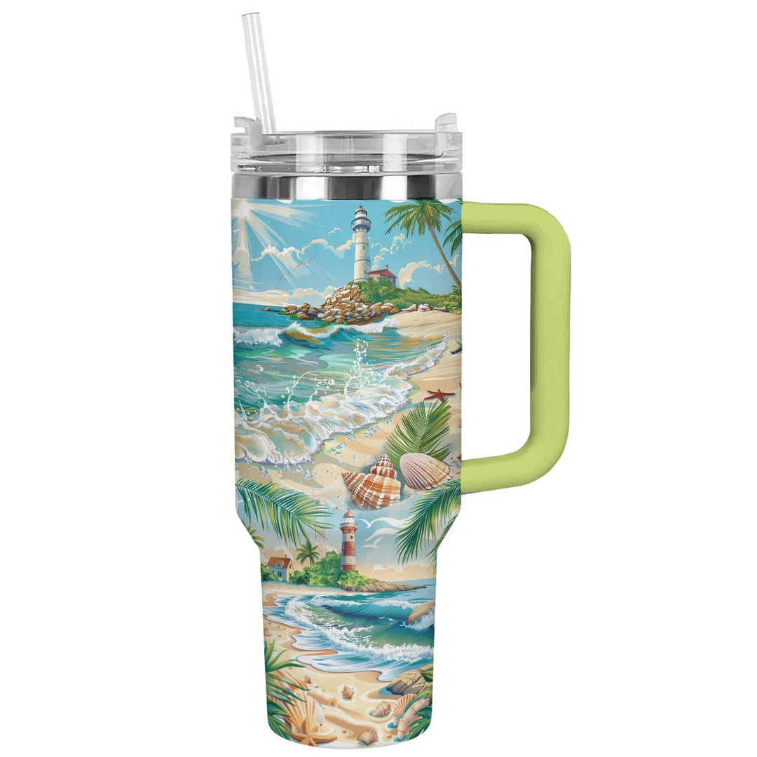 40 Oz Shineful Tumbler Coastal Serenity