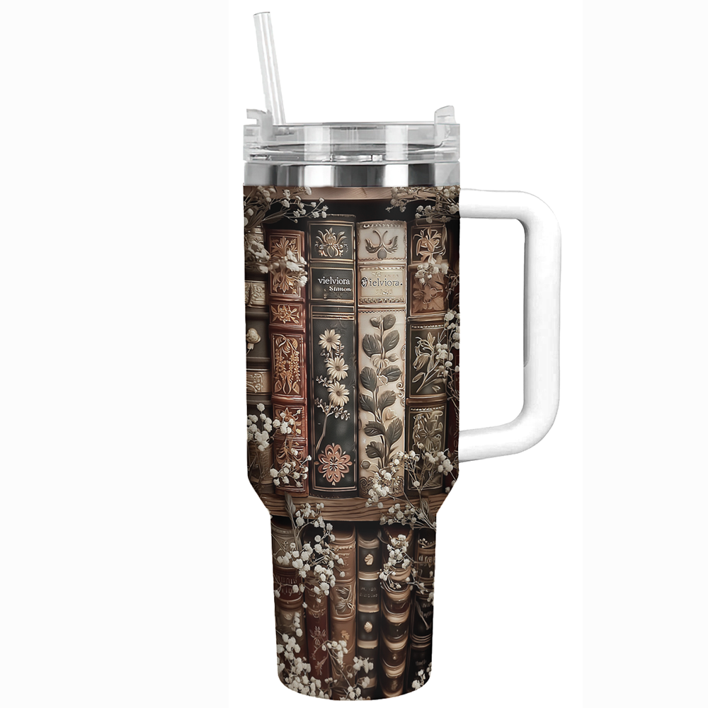 40 Oz Shineful Tumbler Vintage Literatur