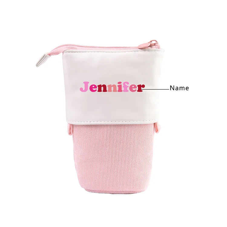 Personalized Pencil Case Custom Name Pen Pouch Back To School Gift for Kids