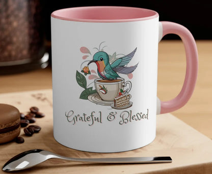 Hummingbird Lover's 11oz Coffee Mug - Cute Kitchenware - Ideal Gift for Bird Watchers and Friends