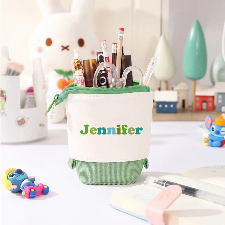 Personalisiertes Federmäppchen mit individuellem Namen, Stiftetasche, Schulanfang, Geschenk für Kinder