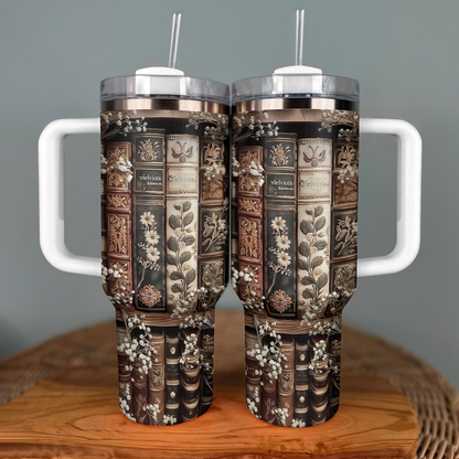 40 Oz Shineful Tumbler Vintage Literatur