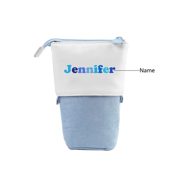 Personalized Pencil Case Custom Name Pen Pouch Back To School Gift for Kids