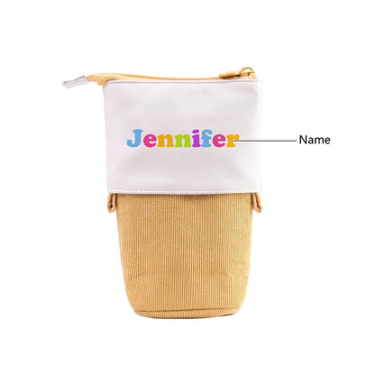 Personalized Pencil Case Custom Name Pen Pouch Back To School Gift for Kids