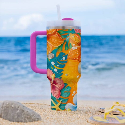 40 Oz Shineful Tumbler Island Paradise