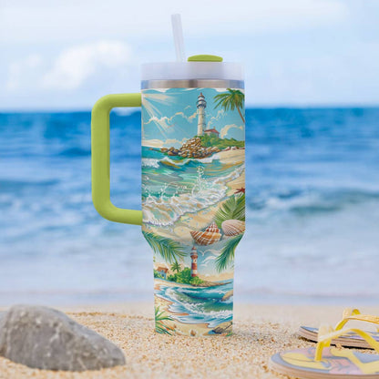 40 Oz Shineful Tumbler Coastal Serenity