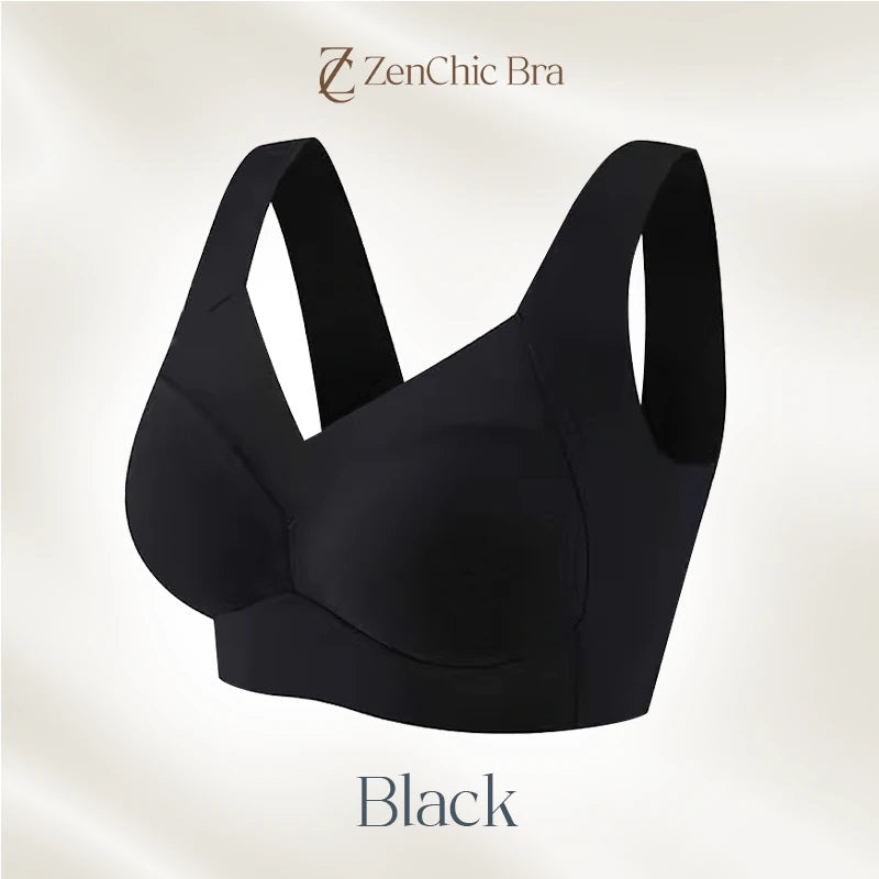 ZenChic Bra - LAST DAY SALE 80% OFF - Seamless Sexy Push Up Wireless Bra - Blue Gray