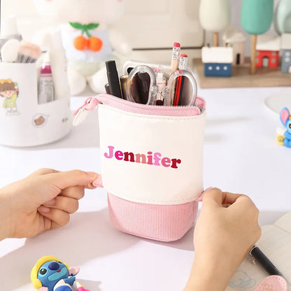 Personalisiertes Federmäppchen mit individuellem Namen, Stiftetasche, Schulanfang, Geschenk für Kinder