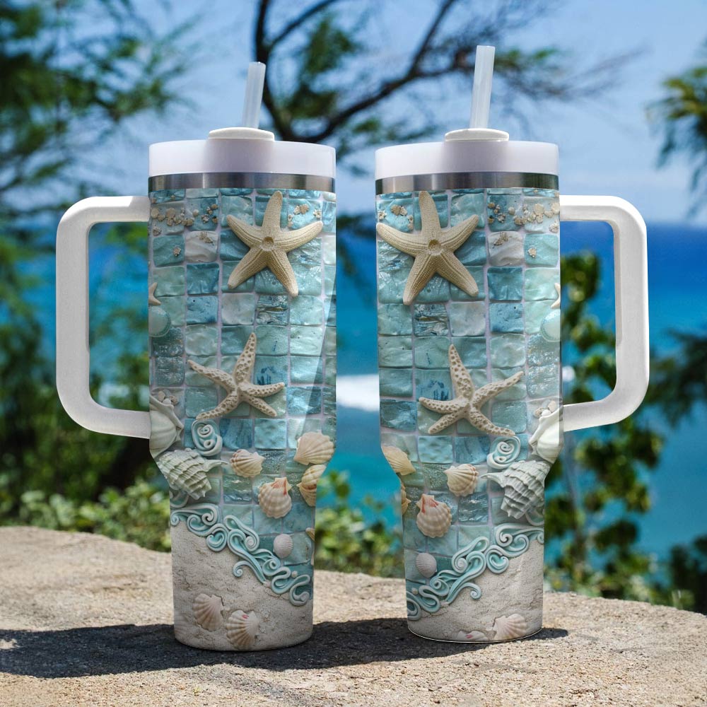 40 Oz Shineful Tumbler Ocean Treasure