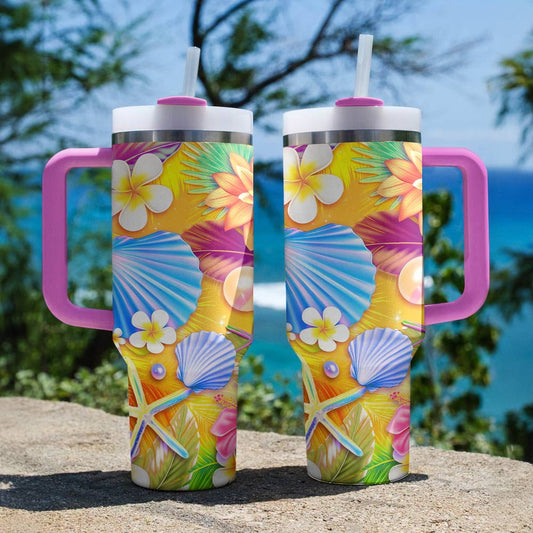 40 Oz Shineful Tumbler Tropical Bliss