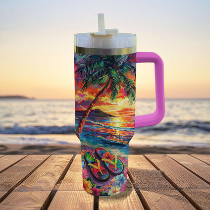 40 Oz Shineful Tumbler Sunset Sips