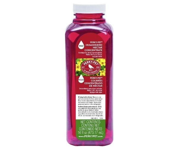 Perky-Pet 238 Red Hummingbird Liquid Nectar 32 Fl.Oz - Makes Up To 96 Fluid Ounces