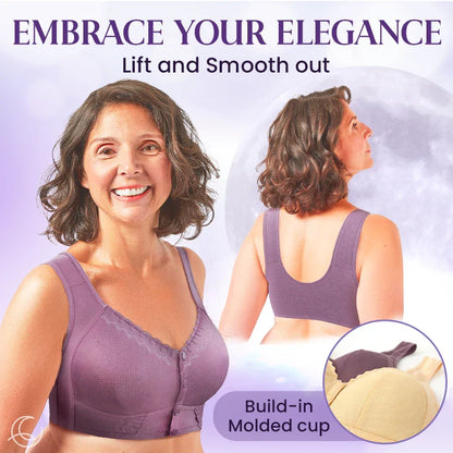 LAST DAY SALE 60% OFF - Front Closure Breathable Bra for Seniors-White