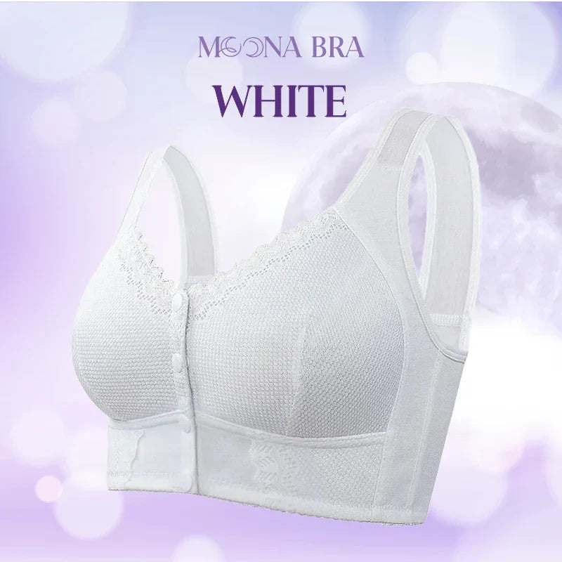 VENTE DU DERNIER JOUR - 60 % - Soutien-gorge respirant à fermeture frontale pour personnes âgées - Blanc