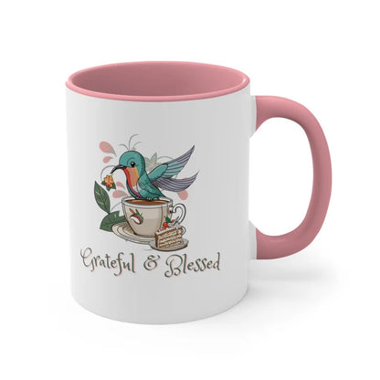 Hummingbird Lover's 11oz Coffee Mug - Cute Kitchenware - Ideal Gift for Bird Watchers and Friends