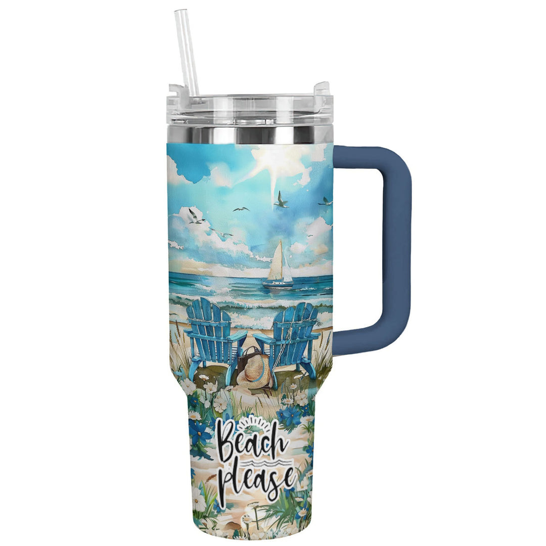 40 Oz Shineful Tumbler Beachside Dream