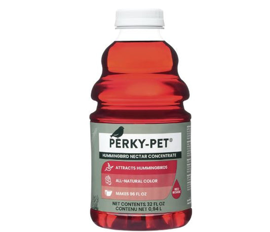 Perky-Pet 238 Red Hummingbird Liquid Nectar 32 Fl.Oz - Makes Up To 96 Fluid Ounces