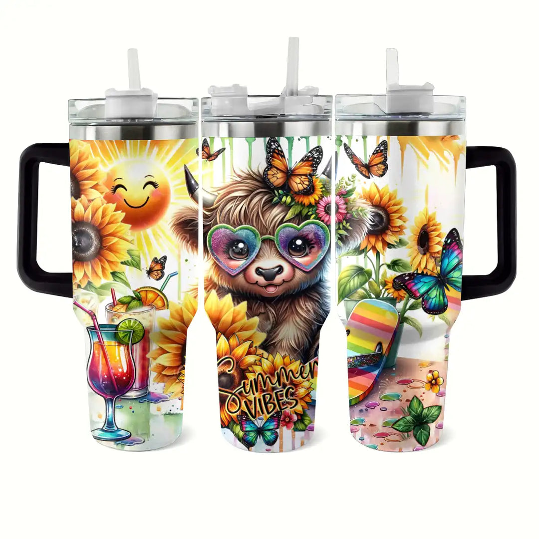 40 Oz Shiny Tumbler Sommerkuh