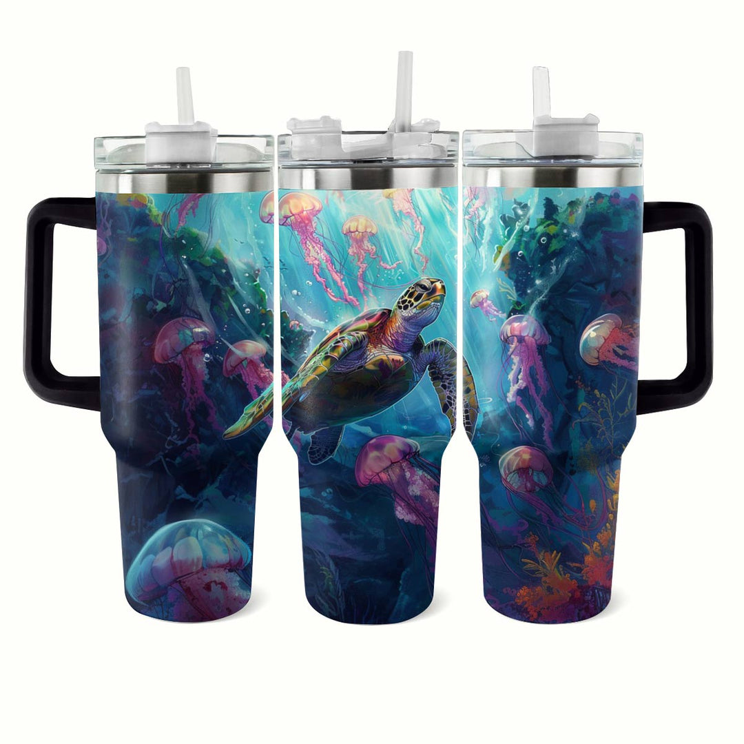 40 Oz Shineful Tumbler Sea Journey